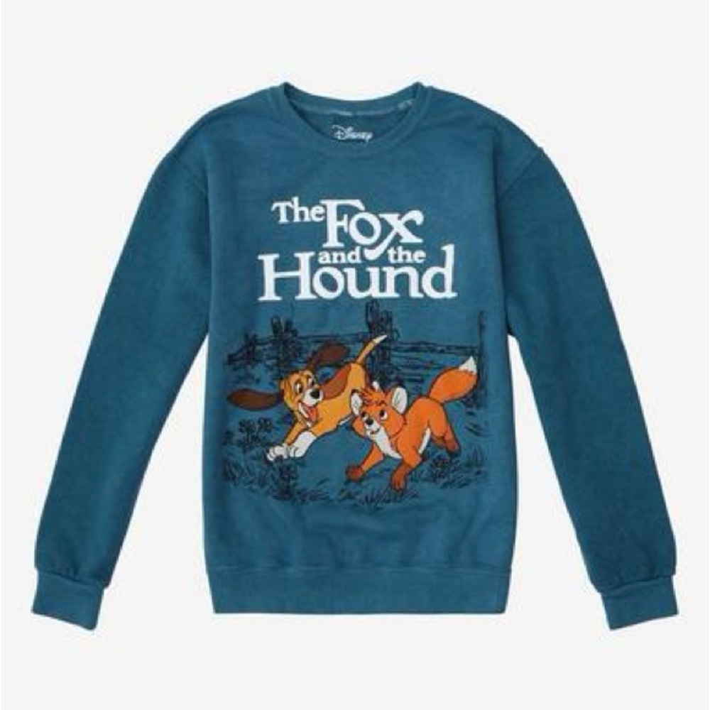 Boxlunch Disney The Fox and the Hound Blue Sweatshirt M